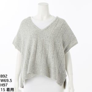 グリーンノート 針抜き柄ベスト〈7G〉【グリーンノート】【大きいサイズ】【13号・15号・19号】