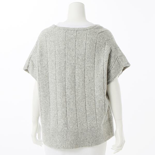 グリーンノート 針抜き柄ベスト〈7G〉【グリーンノート】【大きいサイズ】【13号・15号・19号】 - 画像 (3)