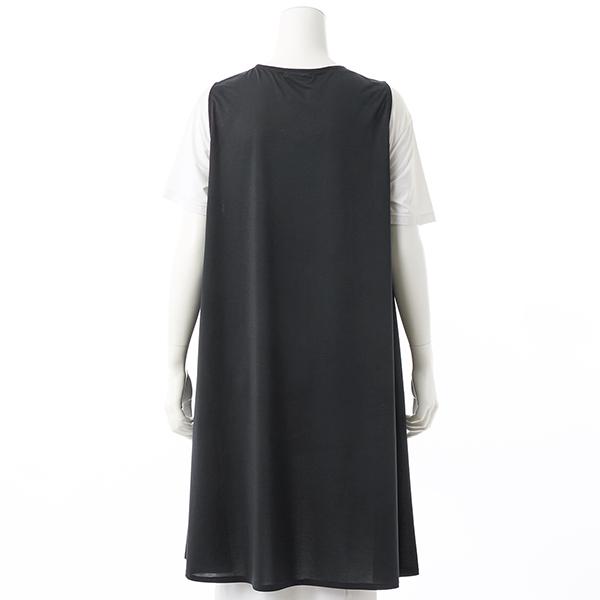 【大きいサイズレディース】ロングトッパージレ【日本製】 - 画像 (3)