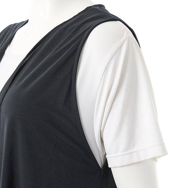 【大きいサイズレディース】ロングトッパージレ【日本製】 - 画像 (6)