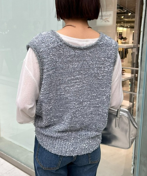 CIAOPANIC TYPY 「CIAOPANIC TYPY」 ニットベスト ONE SIZE オフホワイト レディース - 画像 (2)