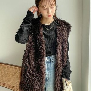 LOWRYS FARM 「LOWRYS FARM」 ベスト FREE ブラウン レディース