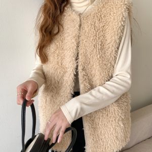 「BANNER SELECT」 ベスト FREE ベージュ レディース