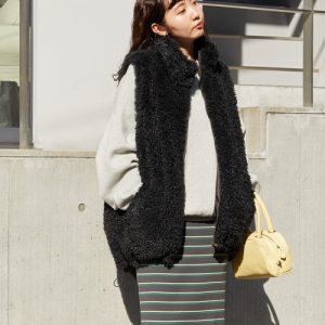 FREAK'S STORE 「FREAK'S STORE」 ベスト フリ- ブラック レディース