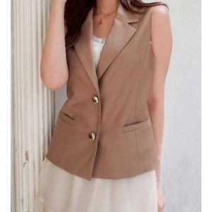 dazzlin ベスト ジレ ショートジレ レディース