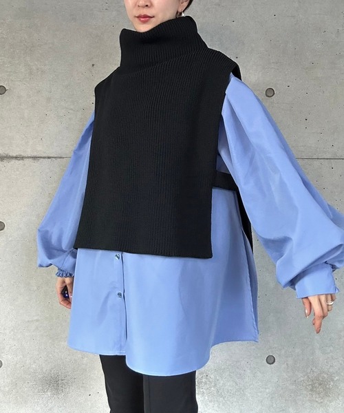 Bonjour Sagan 「Bonjour Sagan」 ニットベスト FREE ブラック レディース - 画像 (9)