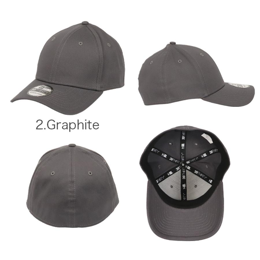 NEW ERA ニューエラ キャップ 39THIRTY 無地 帽子 メンズ レディース ストレッチ ゴム - 画像 (2)