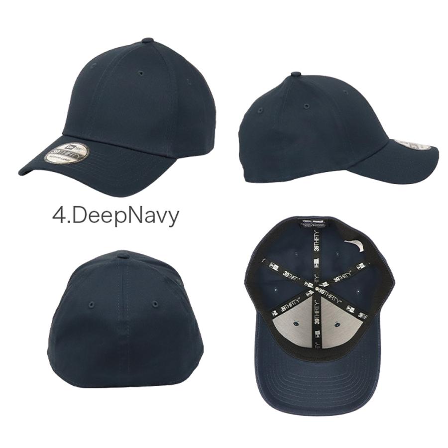 NEW ERA ニューエラ キャップ 39THIRTY 無地 帽子 メンズ レディース ストレッチ ゴム - 画像 (4)