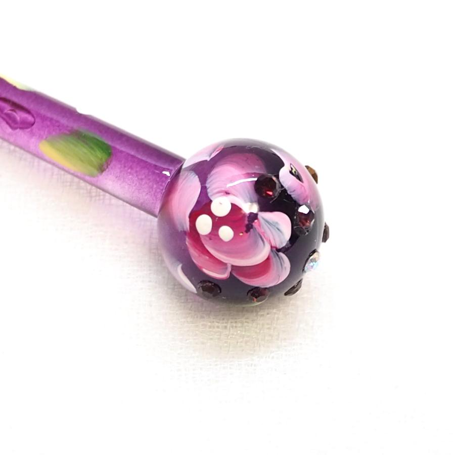 玉かんざし 簪 一本挿し 一本足 髪飾り 普段使い カジュアル ヘアアクセサリー - 画像 (4)