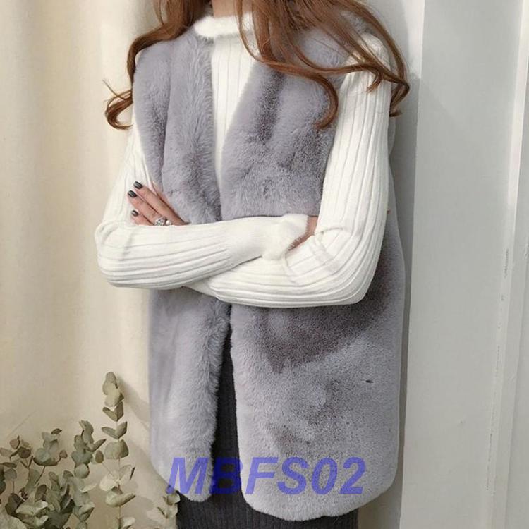 ファー レディース ボア 毛皮コート フェイクファー ショート アウター ブルゾン ふわふわ 防寒 暖かい 着痩せ おしゃれ - 画像 (5)