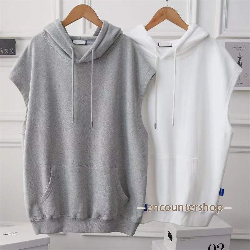 【大特価】レディース フード付き ジレ ノースリーブ 春 夏春コーデ 薄手 涼しい ジャケット きれいめ ス 羽織り おしゃれ - 画像 (5)