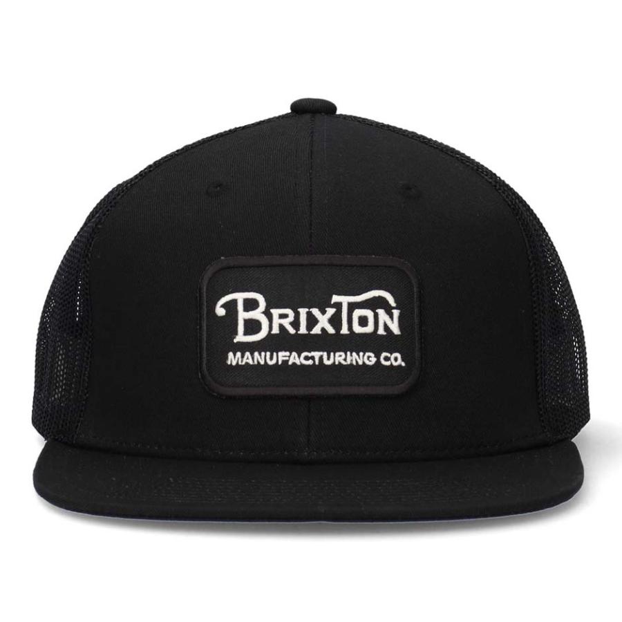 BRIXTON ブリクストン ワッペン フラットバイザー メッシュキャップ 帽子 キャップ スナップバック メンズ レディース ブランド サイズ調節可能 - 画像 (3)
