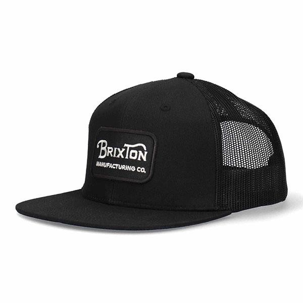 BRIXTON ブリクストン ワッペン フラットバイザー メッシュキャップ 帽子 キャップ スナップバック メンズ レディース ブランド サイズ調節可能 - 画像 (2)