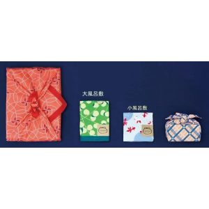 おかみさんの小風呂敷 小桜市松 50x50cm ランチクロス メール便対応 ポイント消化