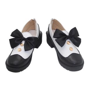 送料無料◆ブルーアーカイブ Blue Archive 風 浦和ハナコ コスプレ靴 男女兼用 シューズ 道具小物 ブーツ cosplay ハロウィン仮装 変装