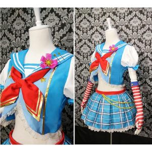 矢澤にこ ラブライブ 海軍 覚醒編 セーラー服 舞台装 コスプレ 衣装 LoveLive コスチューム  着物
