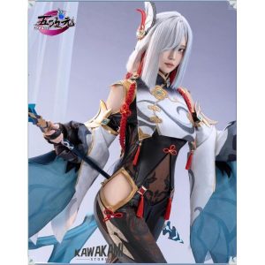 猫屋小舗　原神　コスプレ　申鶴　しんかく　リニューアルVer　衣装　※ウィッグ　靴　追加可　
