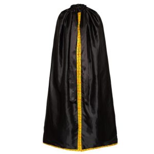 サテン 光沢 マント ハロウィン コスプレ衣装 華流 チャイナ風 舞台衣装 ステージ衣裳 大人 子供 男女兼用 ロング丈 オーバコート 外衣 時代劇コスチュー