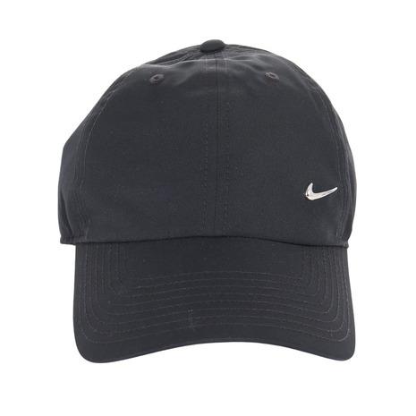 NIKE ナイキ(NIKE)(メンズ、レディース)ドライフィット クラブ CB MT スウッシュ キャップ FB5372-010 帽子 吸汗速乾 黒 - 画像 (4)