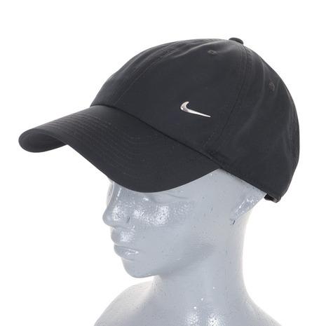 NIKE ナイキ(NIKE)(メンズ、レディース)ドライフィット クラブ CB MT スウッシュ キャップ FB5372-010 帽子 吸汗速乾 黒 - 画像 (9)