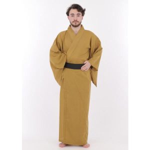 カラー着物 オリーブ 時代劇 衣装 コスチューム