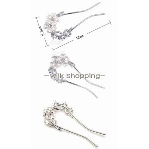 ヘアコーム かんざし 髪飾り 着物 パール 金属 結婚式 母親 和装 和服 留袖 卒業式 20代 30代 40代 50代 入学式 成人式 ドレスアップ ヘアアレンジ