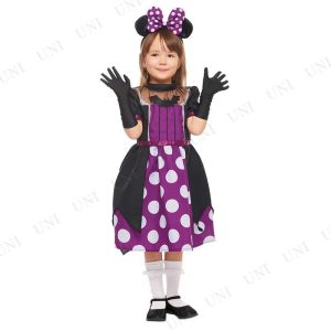 ミッキー&フレンズ コスプレ 仮装 衣装 ハロウィン コスチューム アニメ ディズニー キッズ こども パーティーグッズ 子ども用ヴァンパイアミニーM