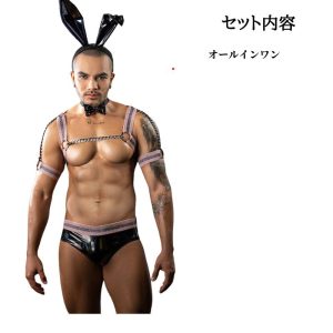 バレンタイン ボンテージパンツ コスチューム ボンテージ 衣装 大人用 コスプレ ボンデージ SM ボディスーツ 大きいサイズ エナメル コスプレ衣装 コス ボディースーツ 余興…