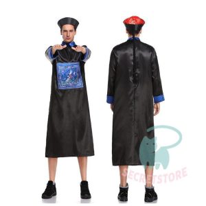 キョンシー コスプレ メンズ コスチューム チャイナ チャイナ服  大人 衣装 男性 ゾンビ 仮装 ハロウィーン