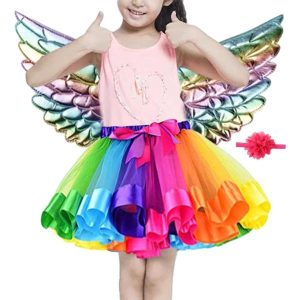 女の子の妖精コスチュームセット蝶の羽の衣装フェスティバルパーティーマスカレード用高さ100センチメートル