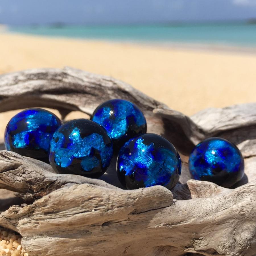 かんざし ほたる玉 とんぼ玉 一本簪 和装アクセサリー ブルー - 画像 (8)