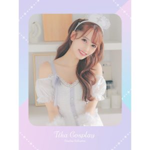 Tika ハロウィンコスプレ ラグジュアリー セクシー ツイード ナース 3点セット