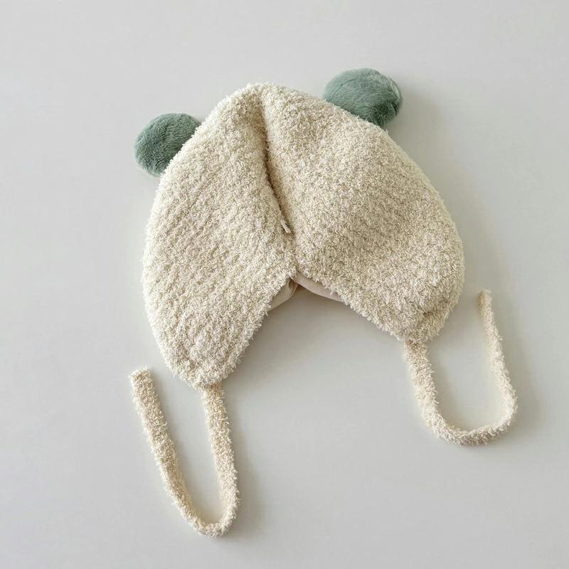 送料無料 ボンネット帽 ベビー帽子 動物 耳保護キャップ ウサギ パンダ 蛙 秋冬 暖かい 赤ちゃん 新生児 コスチューム 可愛い 雑貨 おしゃれ アウトドア 誕生日 - 画像 (8)