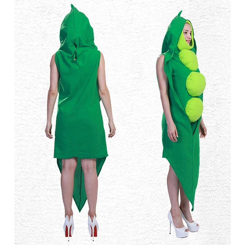 送料無料 ハロウィン さやえんどう コスプレ エンドウ豆 野菜 男性用/女性用 食べ物コスプレ 仮装 変装 演出服 学園祭 文化祭 演劇 イベント 人気 個性的 楽天海 - 画像 (3)