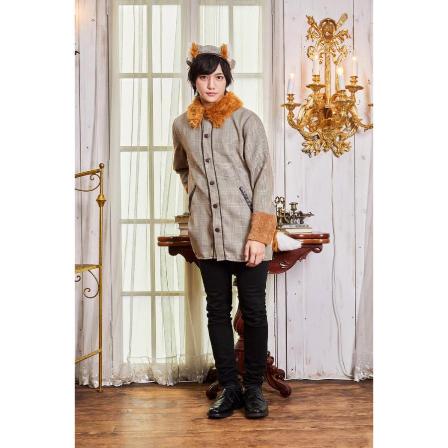 clearstone ハロウィン 2023 HW-23 ファングル きつね探偵シャツ ユニセックス 仮装 衣装 コス - 画像 (6)