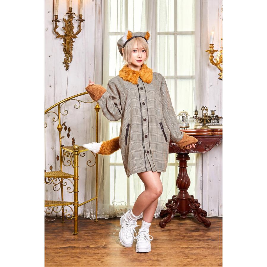 clearstone ハロウィン 2023 HW-23 ファングル きつね探偵シャツ ユニセックス 仮装 衣装 コス - 画像 (8)