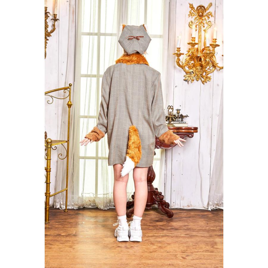 clearstone ハロウィン 2023 HW-23 ファングル きつね探偵シャツ ユニセックス 仮装 衣装 コス - 画像 (9)